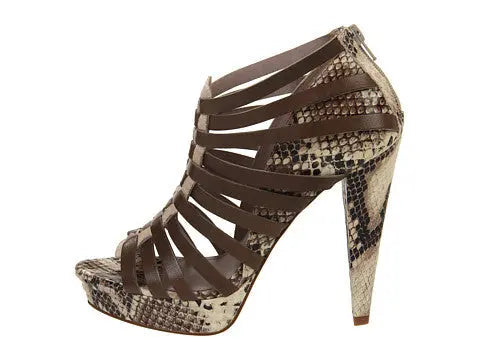 7 For All Mankind Ruby Heels.Natural Roccia Snake Print - FS GIFTS