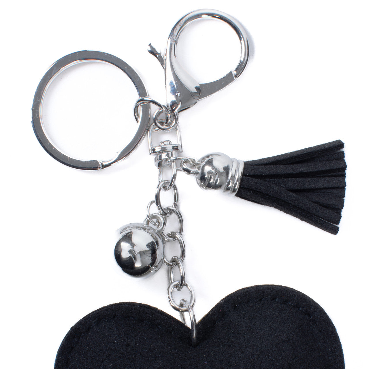 Bling Crystal Rhinestone Faith Heart Keychain-By Nollia