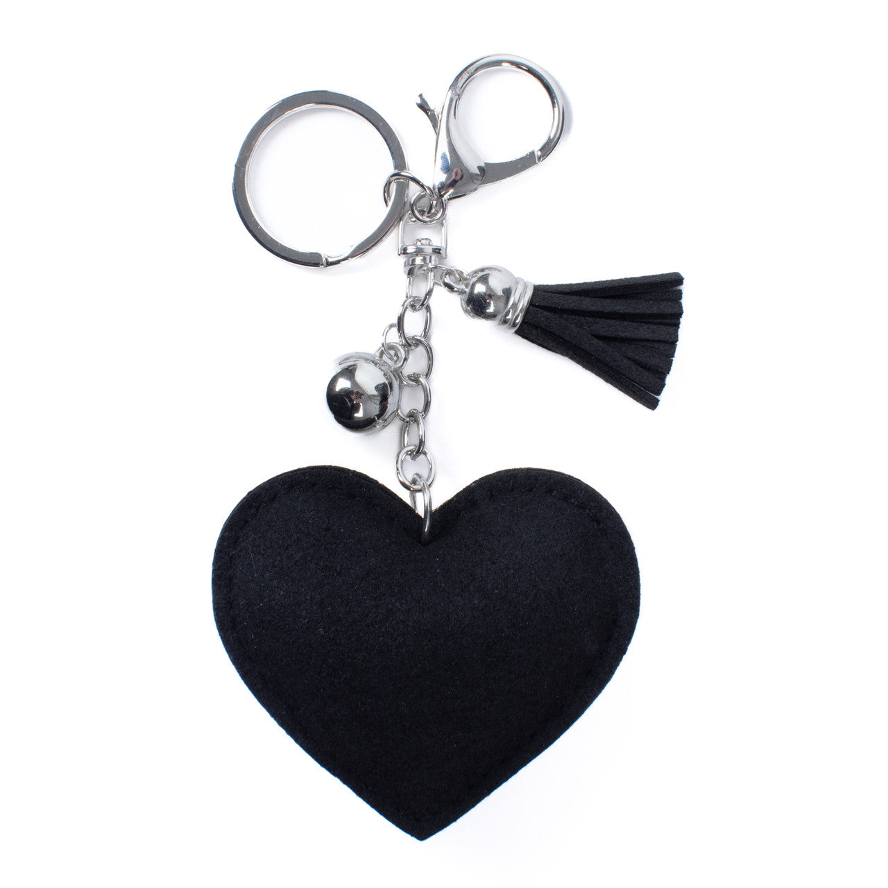 Bling Crystal Rhinestone Faith Heart Keychain-By Nollia