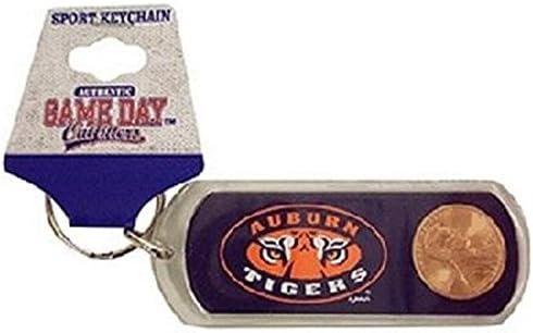 NCAA Auburn Tigers Lucite Lucky Penny Keychain