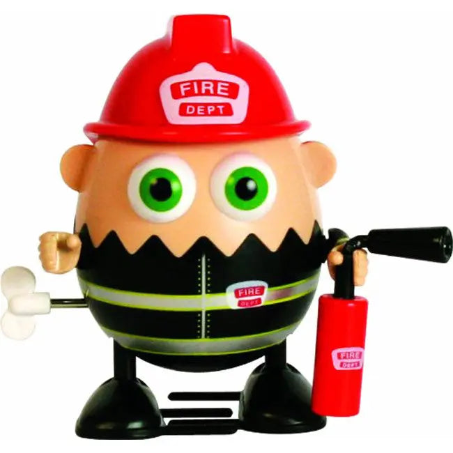 Eggbods Fireman Scramble Wind Up Toy - FS GIFTS