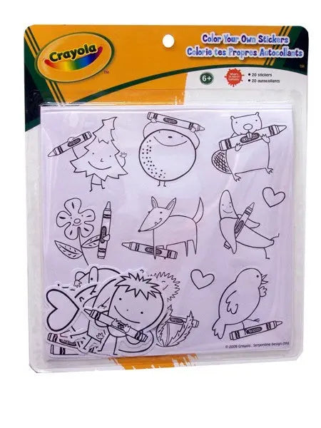 Crayola Color Your Own Shaky Stickers - FS GIFTS