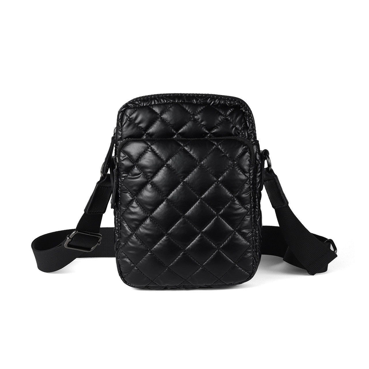 Ladies Nylon Puffer Quilt Crossbody Bag-By Nollia