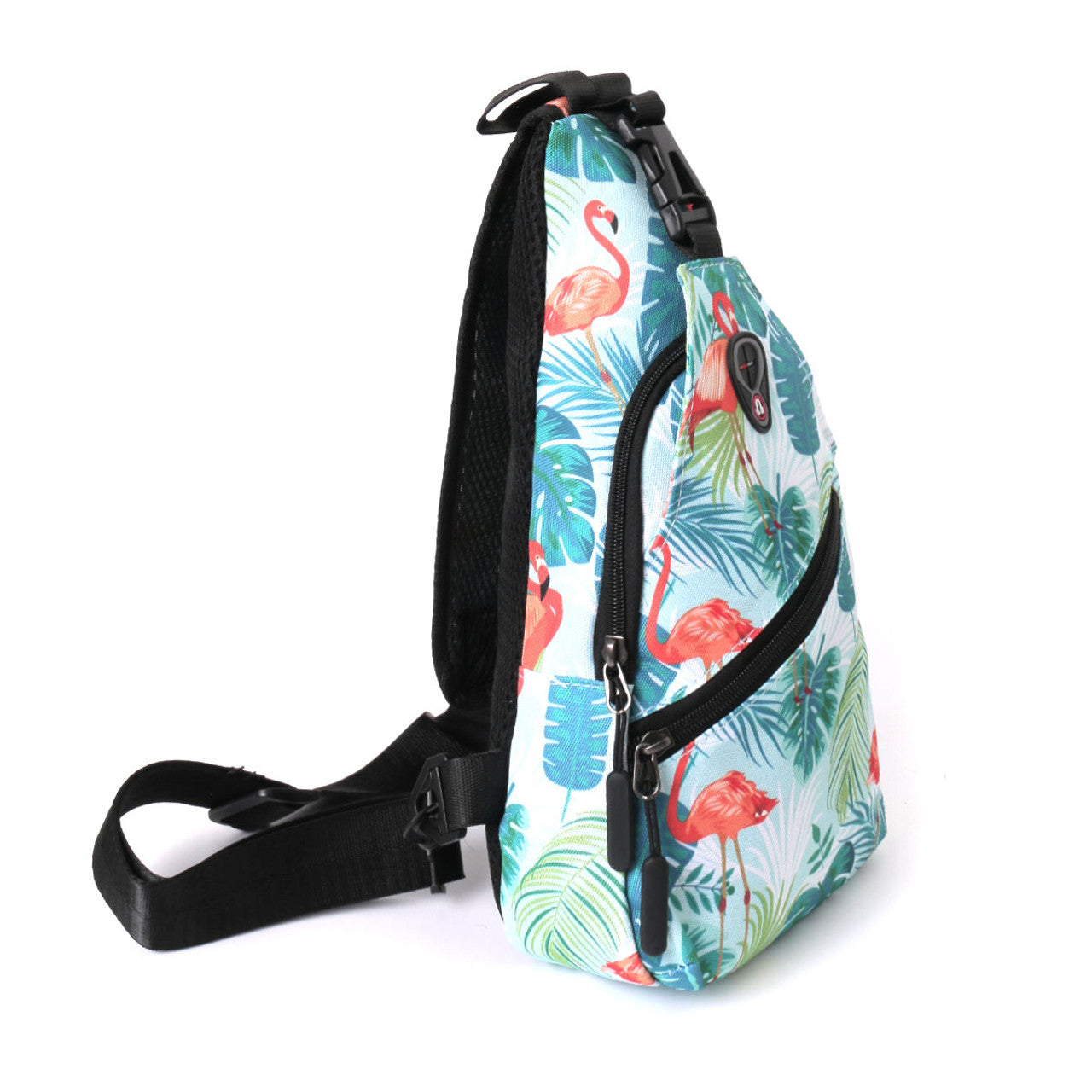 Novelty Sport Tropical Flamingo Sling Bag-By Westend