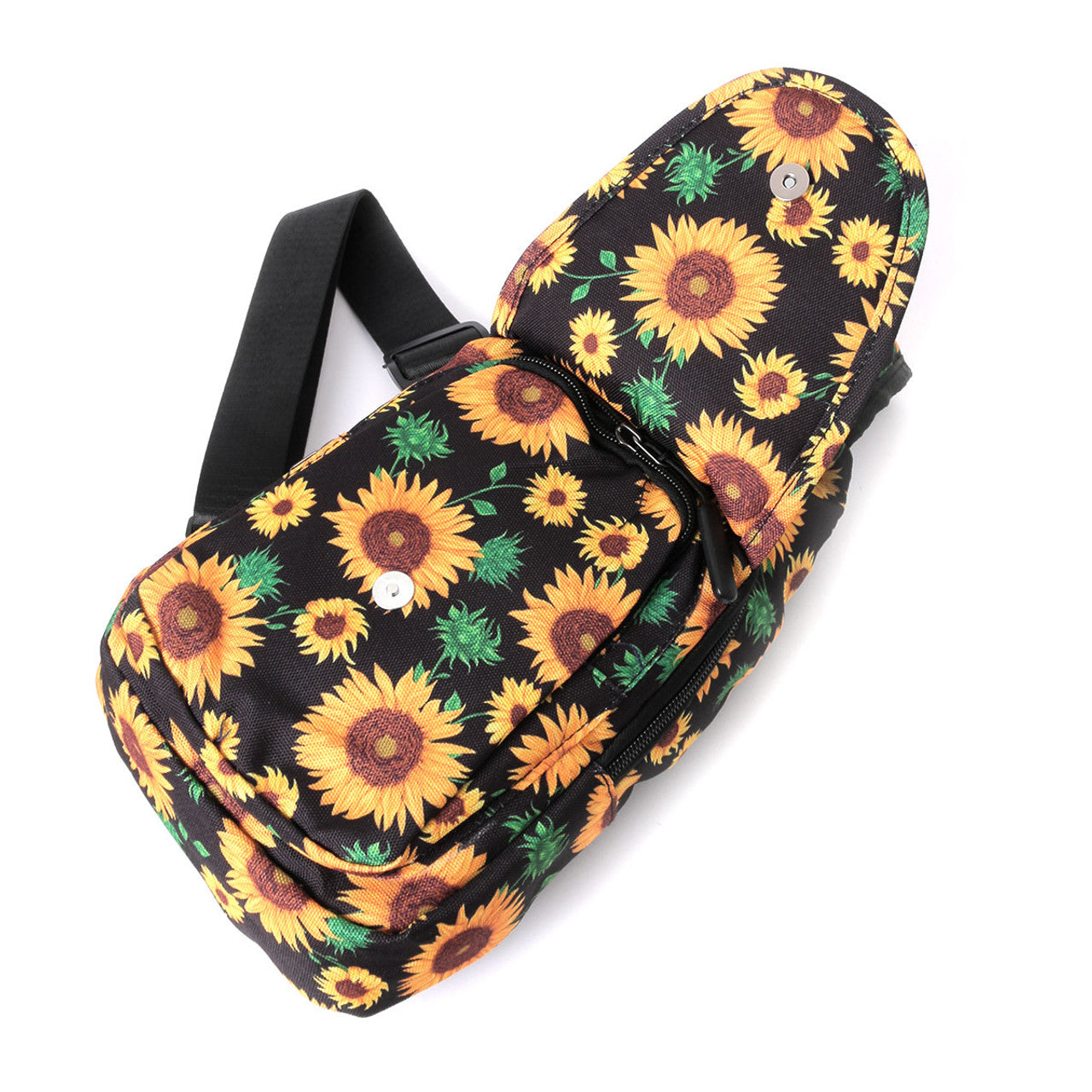 Novelty Sunflower Sling Bag Crossbody Backpack-By Westend