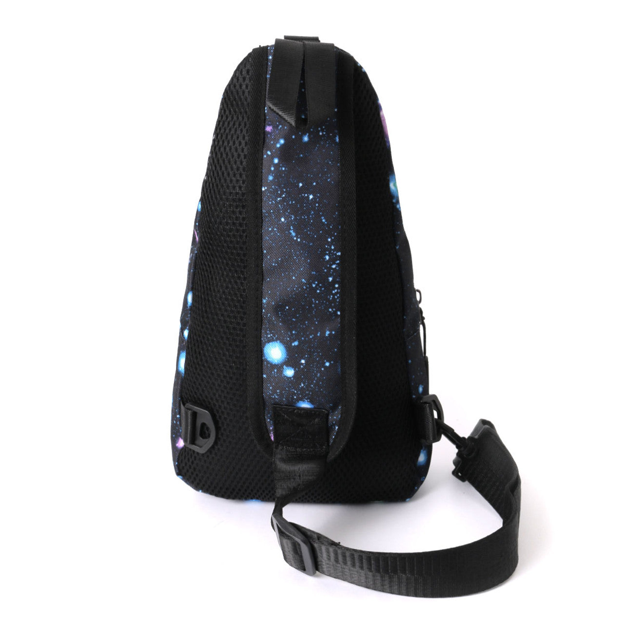 Novelty Sport Black Galaxy Sling Bag Crossbody Backpack-By Westend