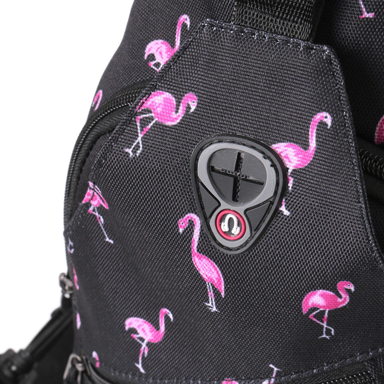 Novelty Sport Black Flamingo Sling Bag Crossbody-By Westend