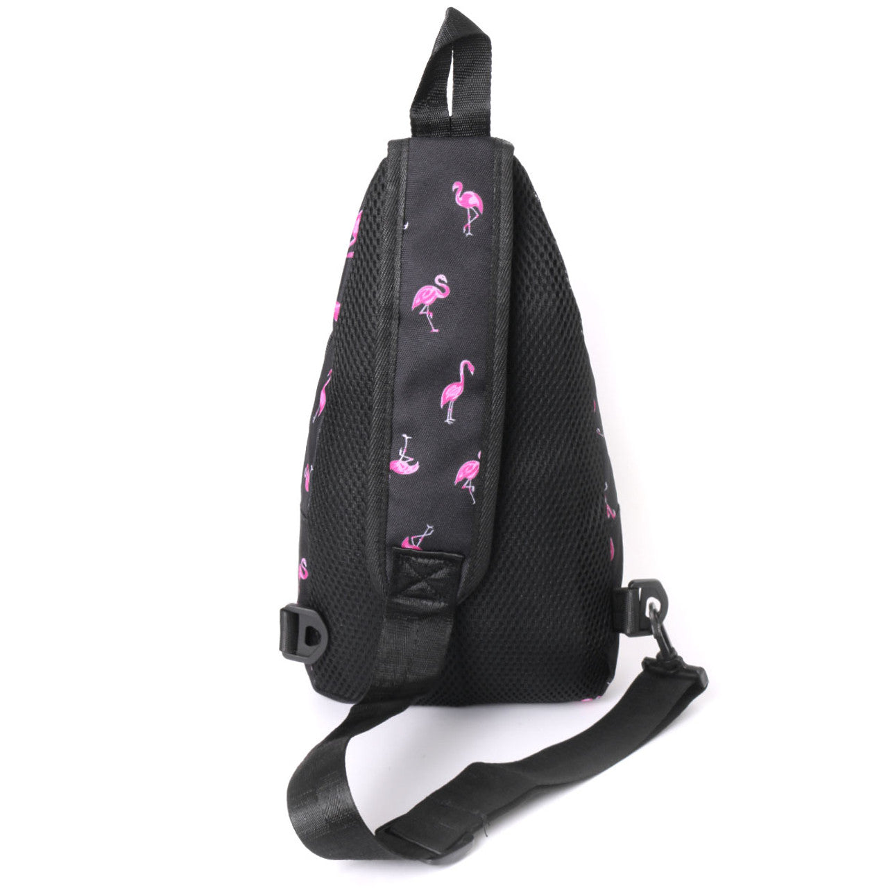 Novelty Sport Black Flamingo Sling Bag Crossbody-By Westend