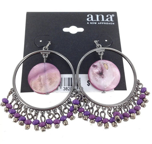 A.N.A Hoop Earrings - FS GIFTS