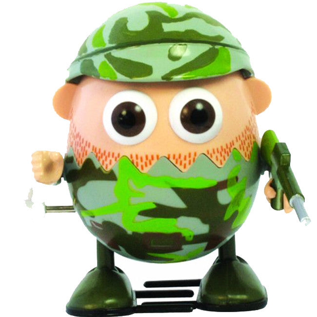 Eggbods Crack Commando Wind Up Toy - FS GIFTS