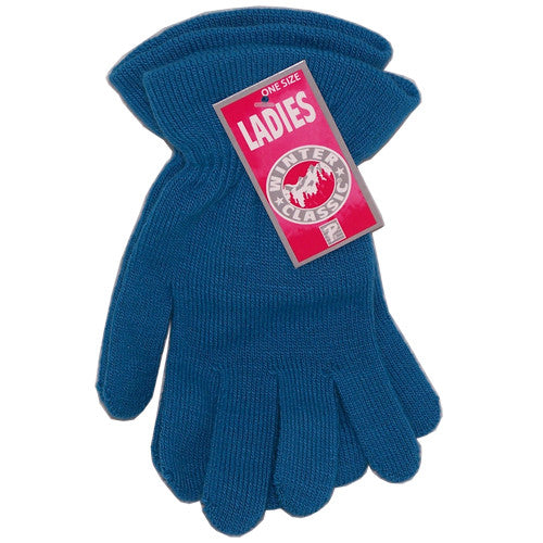 Paris Ladies Premium Winter Classic Flare Cuff Gloves, One Size - FS GIFTS