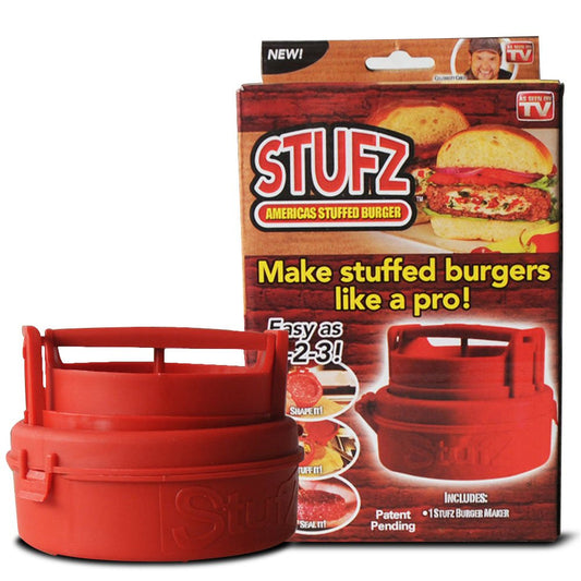 Stufz Stuffed Burger Maker-Red - FS GIFTS