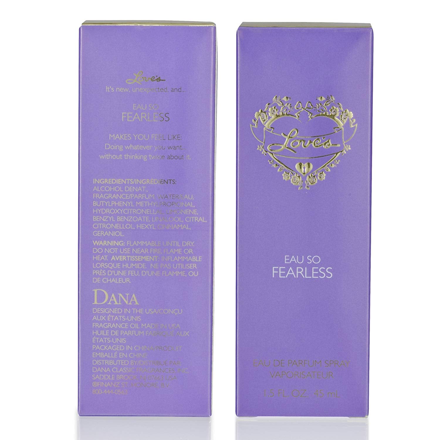 EAU SO LOVES So Fearless Eau De Parfum Spray By Dana Classic Fragrances, 1.5 Fl. Oz. - FS GIFTS