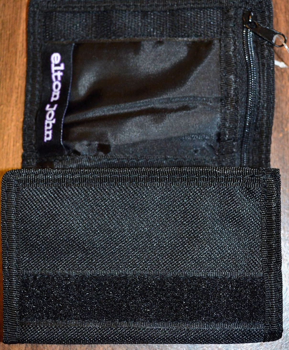 Elton John Tri-Fold Wallet ( Black ) - FS GIFTS