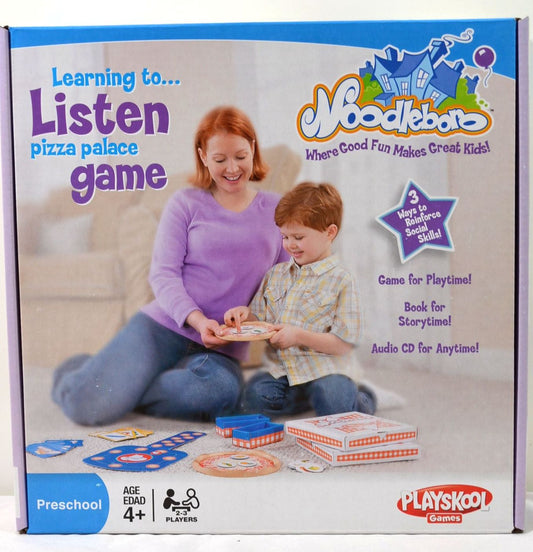 Playskool Noodleboro Learning To Listen Pizza Palace Game - FS GIFTS