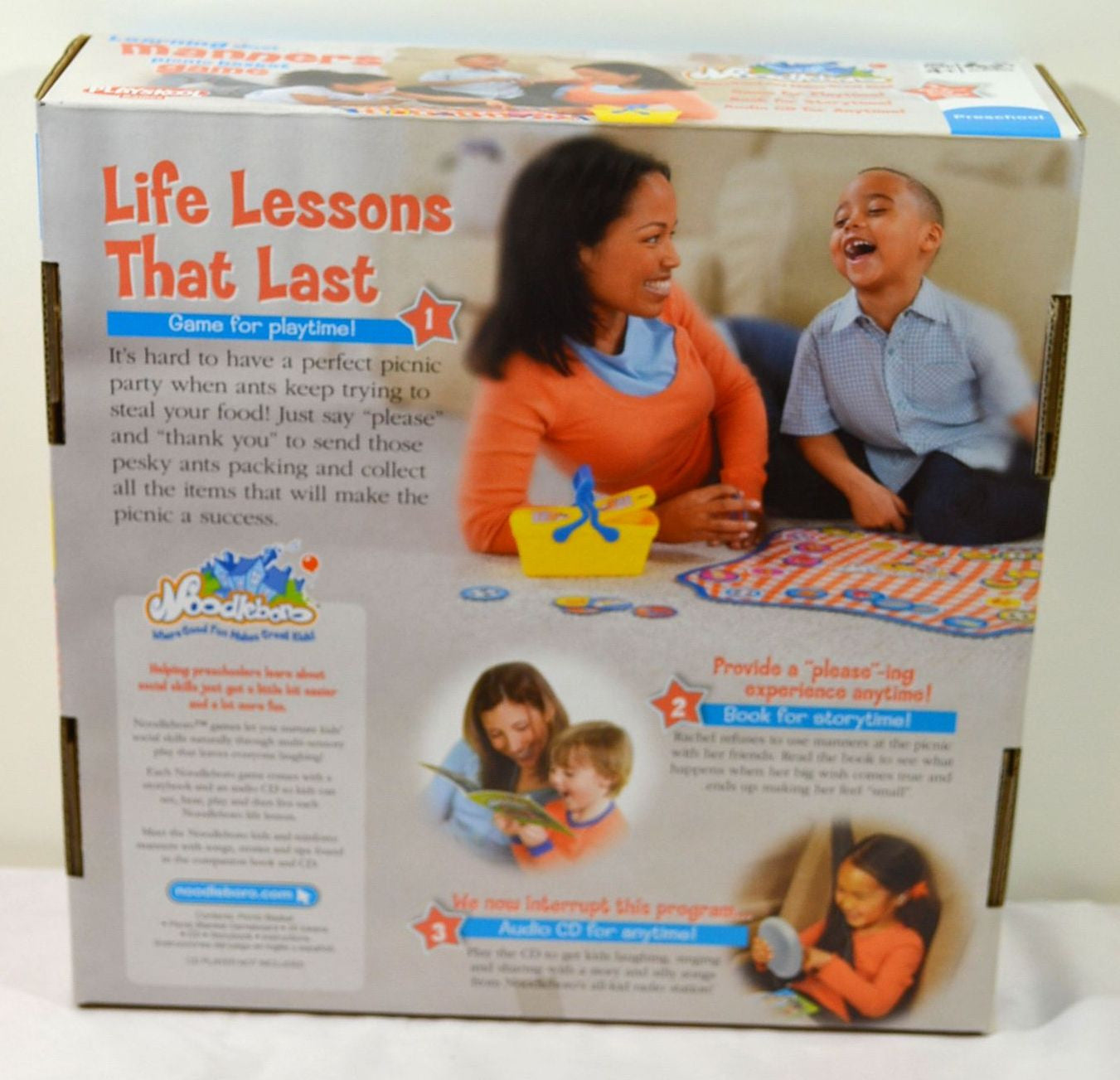 Playskool Noodleboro Learning About Manners Picnic Basket Game - FS GIFTS