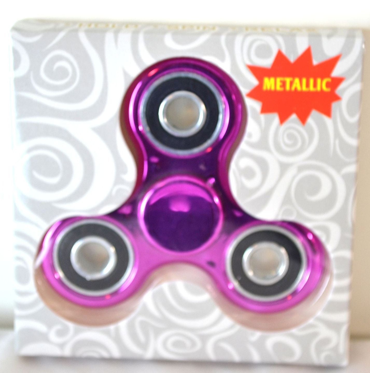 Tri Fidget Ultimate Hand Spinner Metallic - FS GIFTS