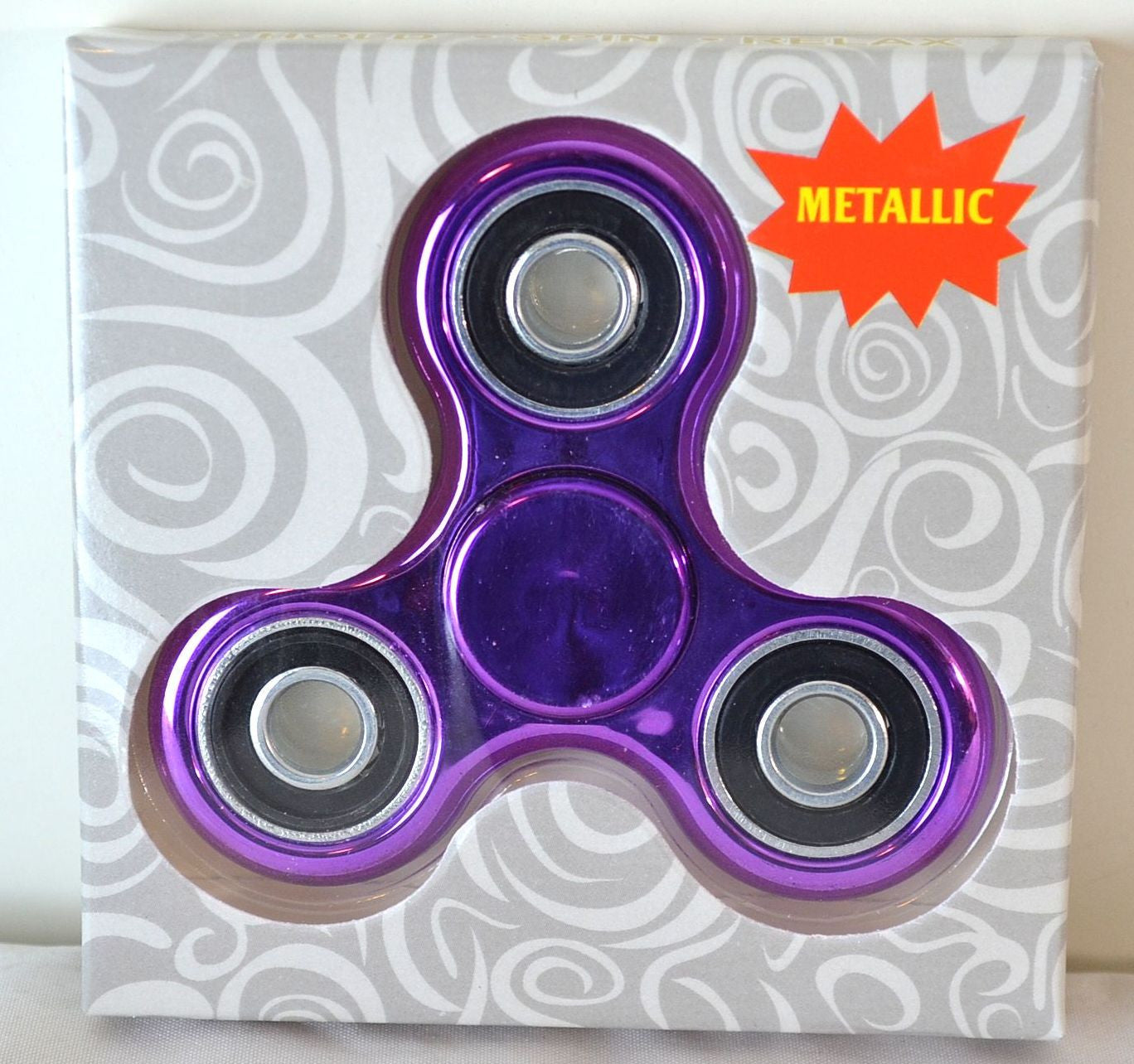 Tri Fidget Ultimate Hand Spinner Metallic - FS GIFTS