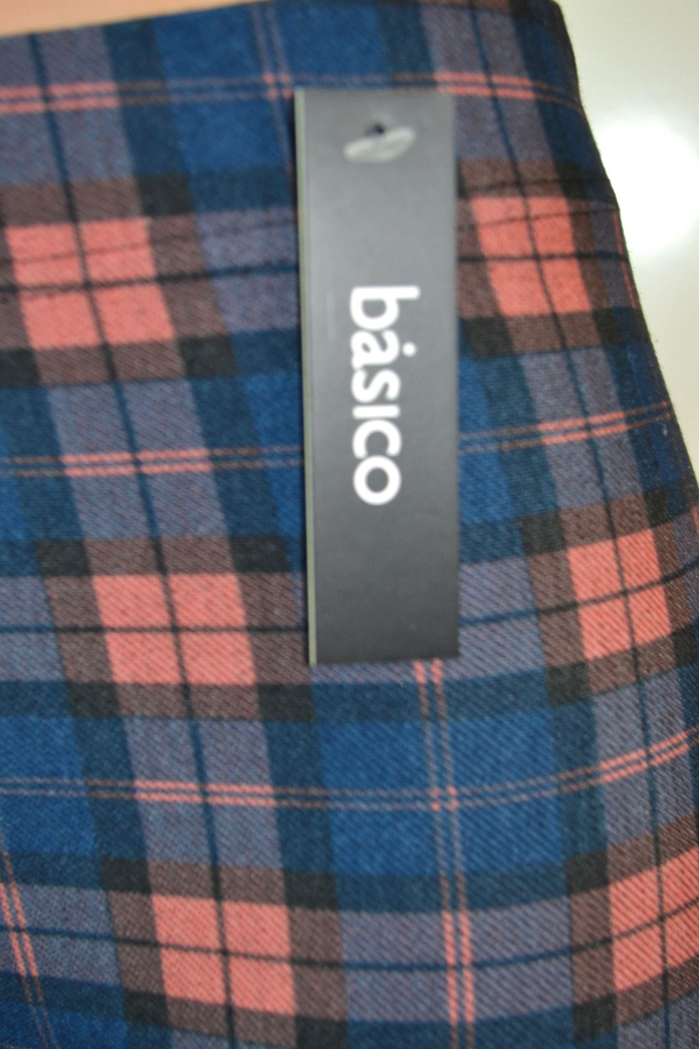 Baslco All Over Plaid Print High Waist Leggings - FS GIFTS