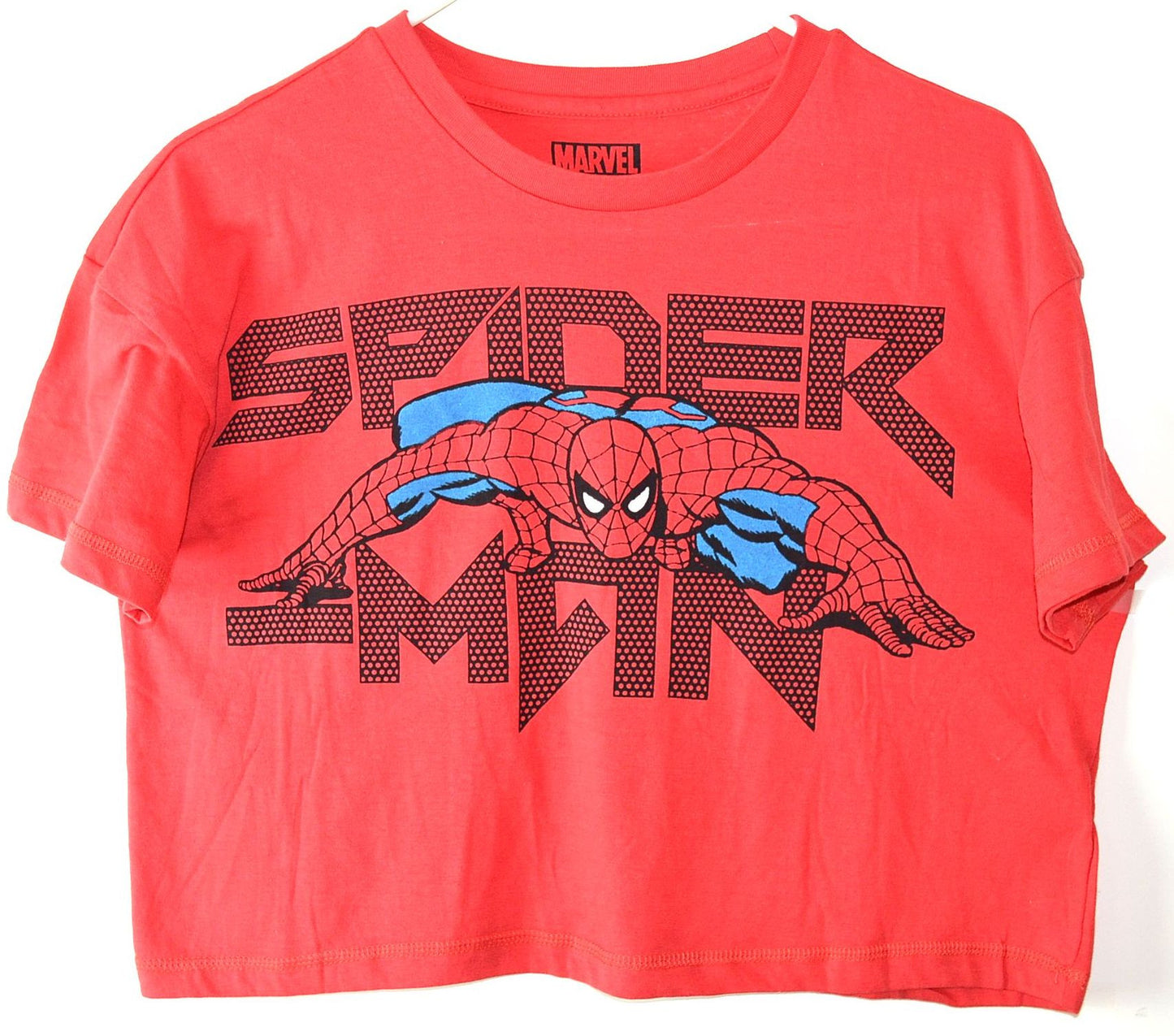 Marvel Women Spiderman Crop  Tee - FS GIFTS