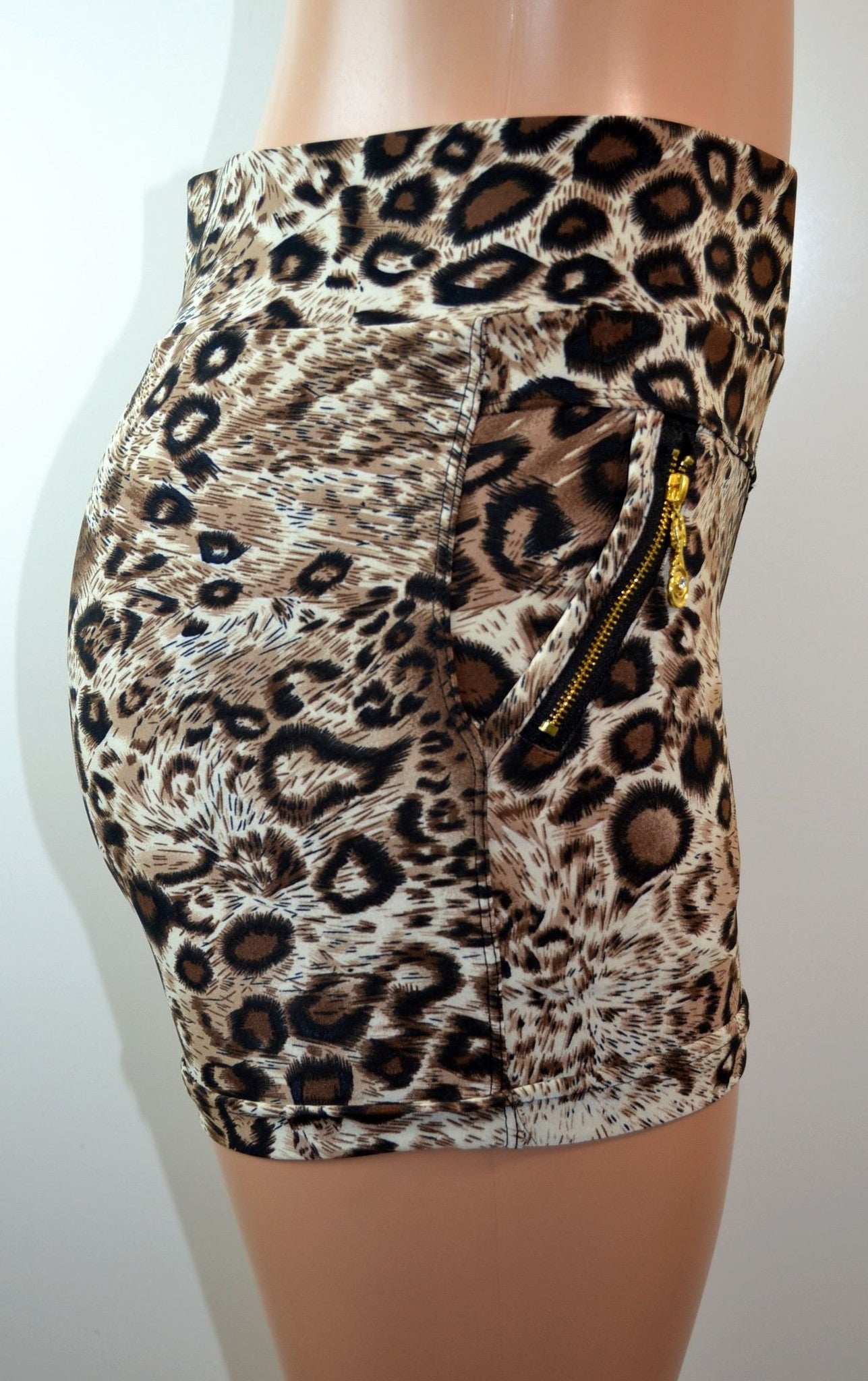 Soho Girls Thick Waistband Cheetah Print Shorts - FS GIFTS