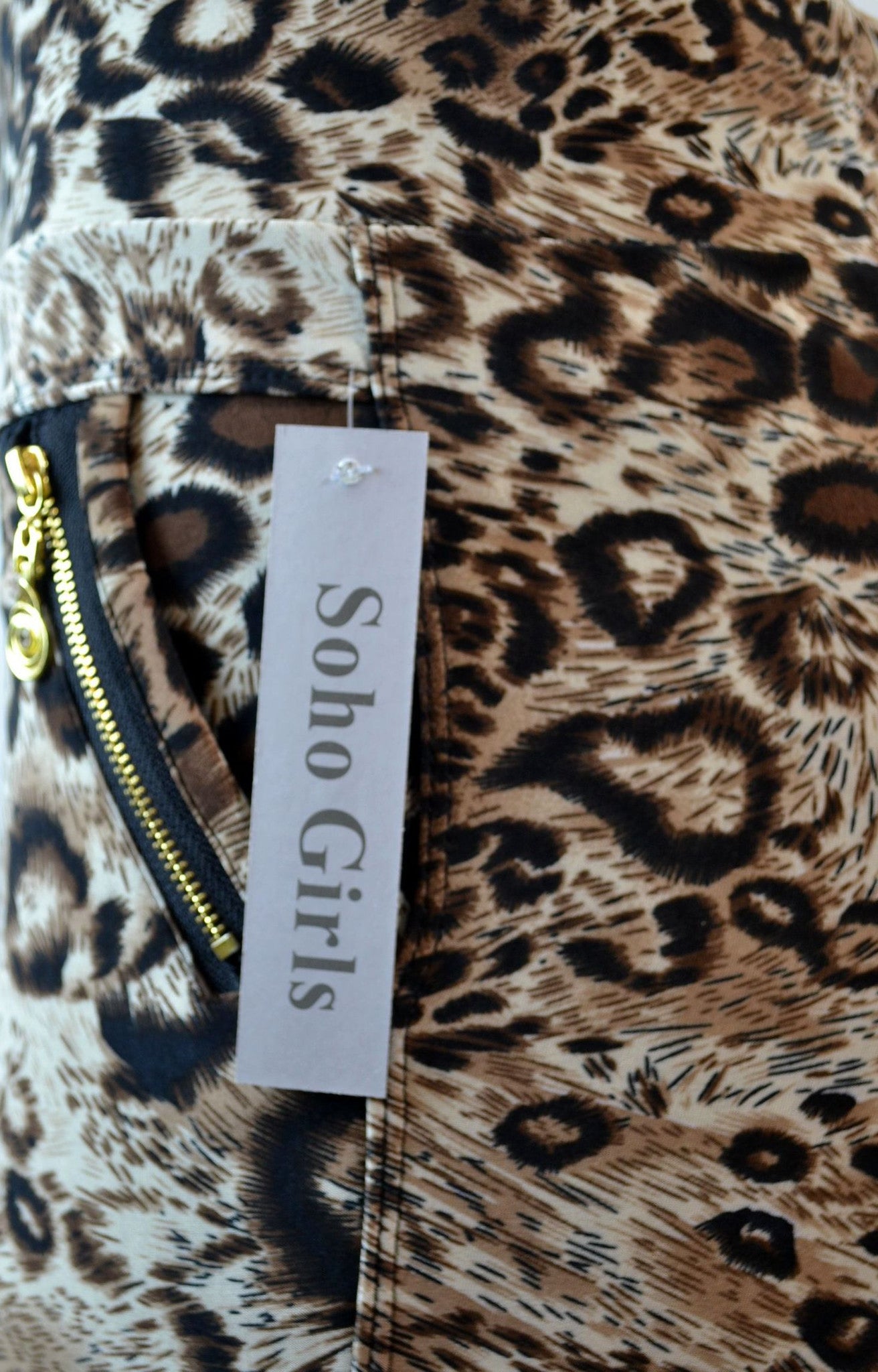 Soho Girls Thick Waistband Cheetah Print Shorts - FS GIFTS