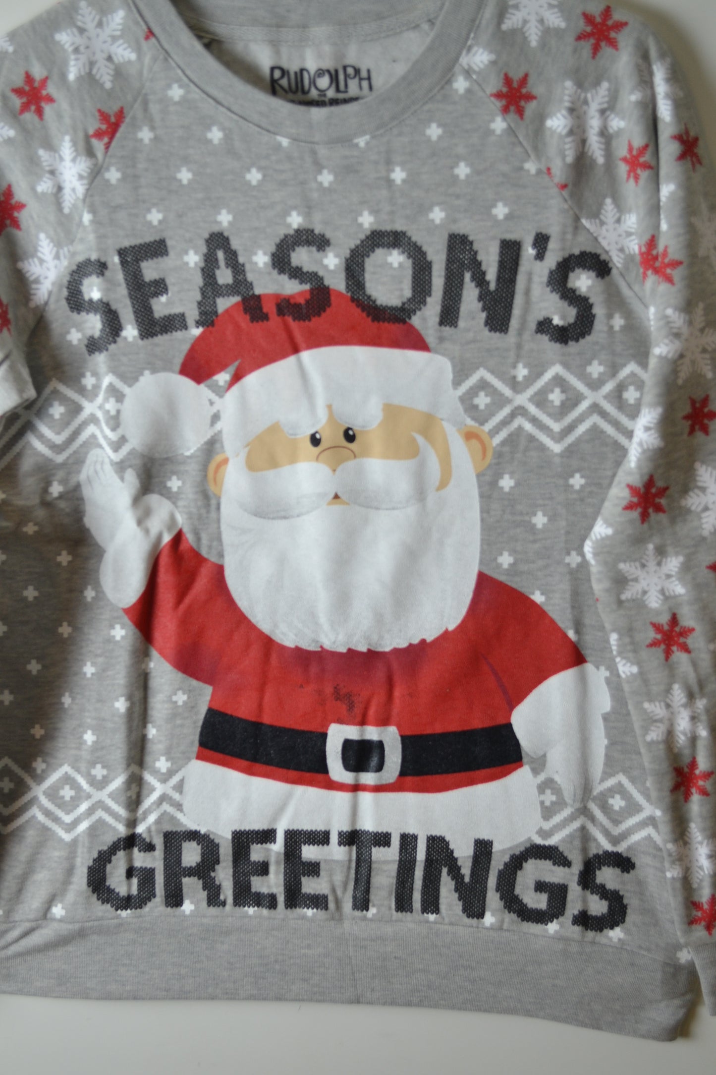 Rudolph Women Santa Claus Holiday Sweatshirt - FS GIFTS