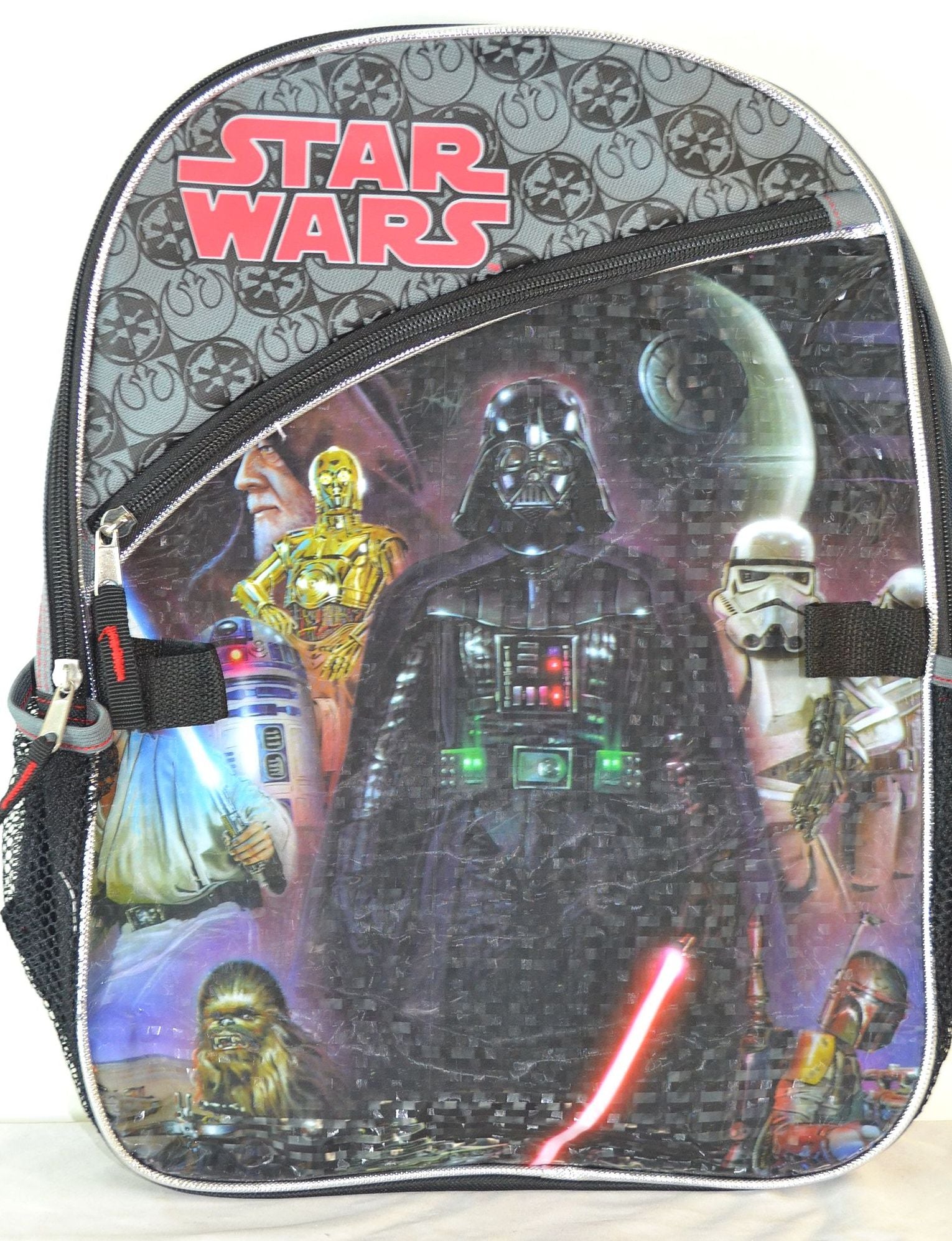 Licensed Start Wars Backpack & Detachable Lunch Tote - FS GIFTS