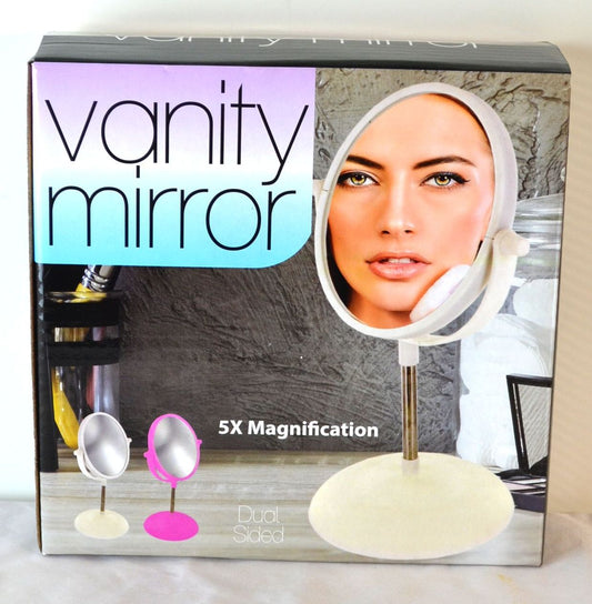 Dual-Sided 5X Magnifying Vanity Mirror - FS GIFTS