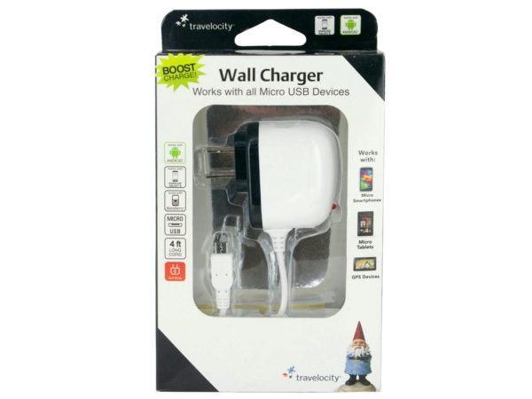 Travelocity  Micro USB Wall Charger - FS GIFTS