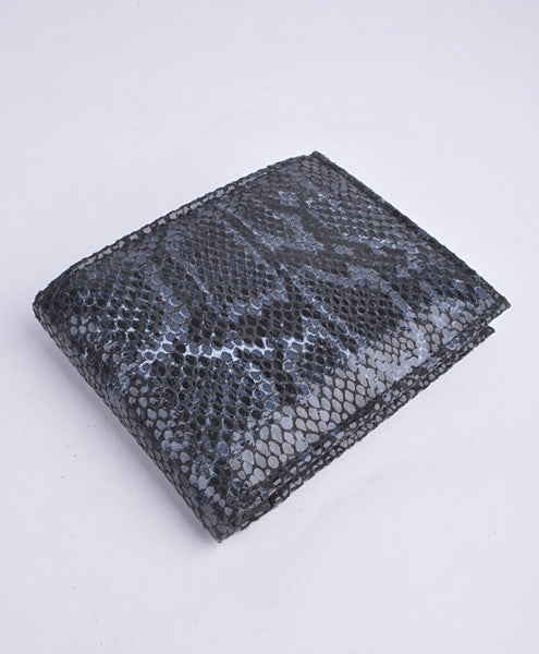 Umo Lorrenzo Men Genuine Leather Bi-Fold Wallet Snake Print - FS GIFTS