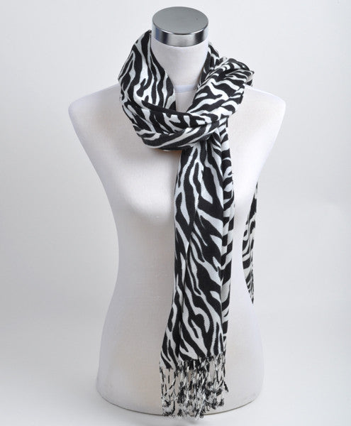 Animal Print Pashmina Scarves - FS GIFTS