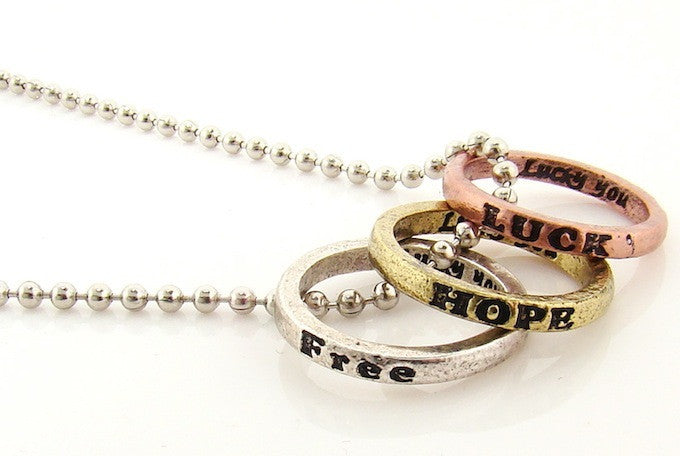 Inspirational Rings Necklace - FS GIFTS