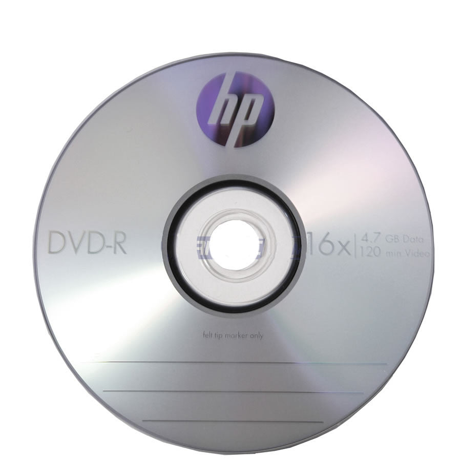 HP Branded 16X DVD-R Media 50 Pack in Cake Box (DM16050CB) - FS GIFTS